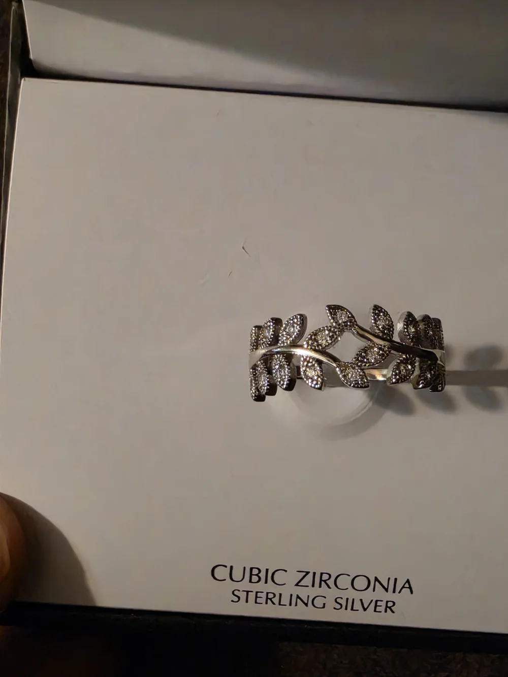 Giani Bernini Sterling Silver Cubic Zirconia Ring Sz 9